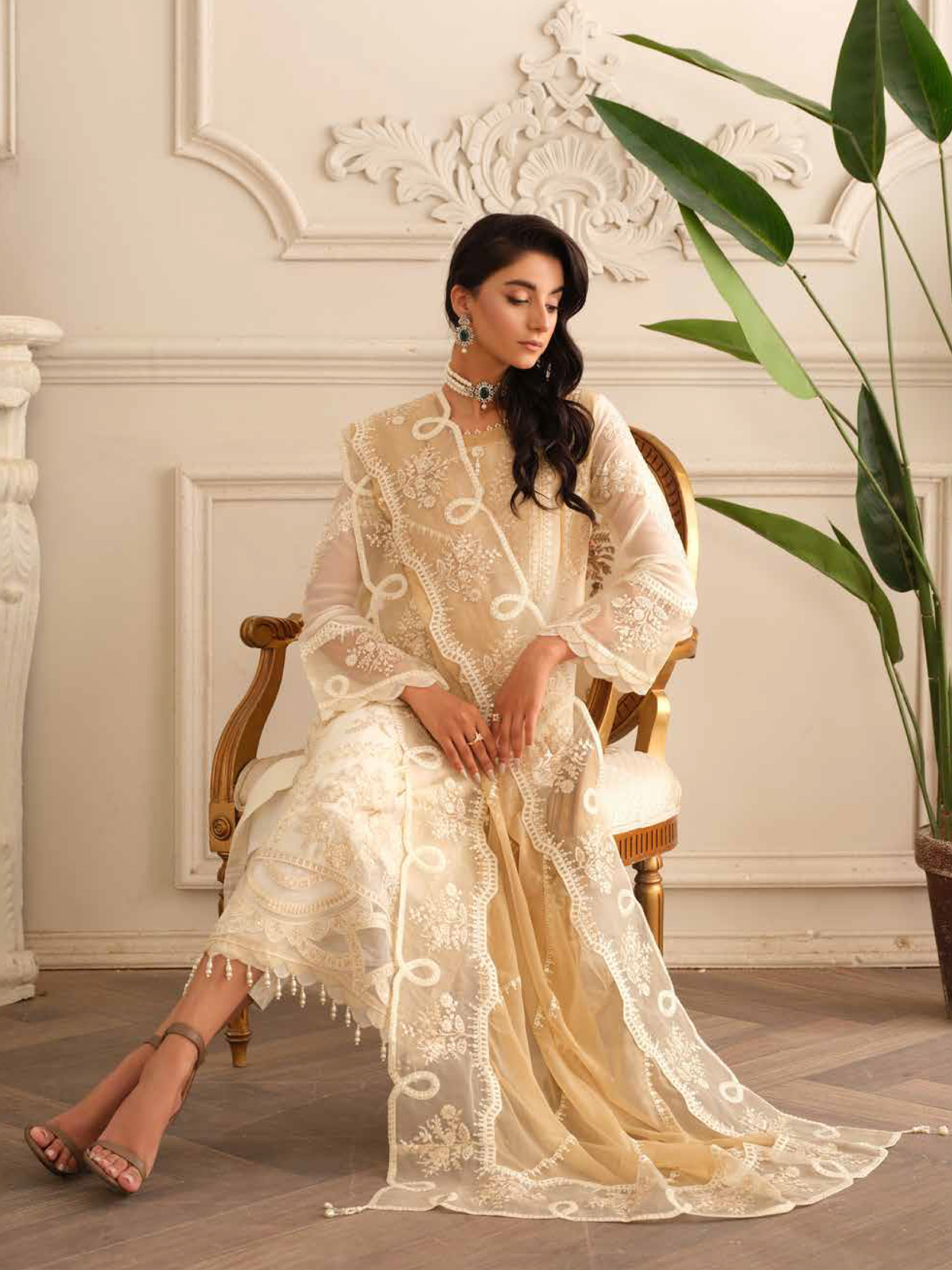 Noor’s Gulmina Luxury Chiffon – 01 | Premium Pakistani Designer Collection